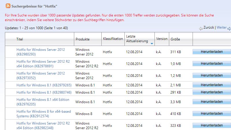 Microsoft Hotfix Windows 10